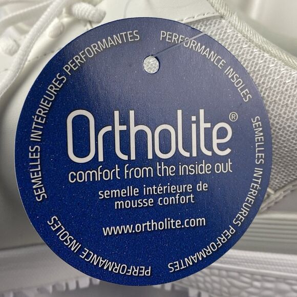 Propet Men\'s Ortholite Size 12 5E(XX) White Comfort Walking Sneakers MAS002M New